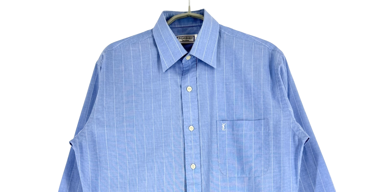 Camicia Formale Casual Vintage Yves Saint Laurent Uomo Taglia 14 1 2