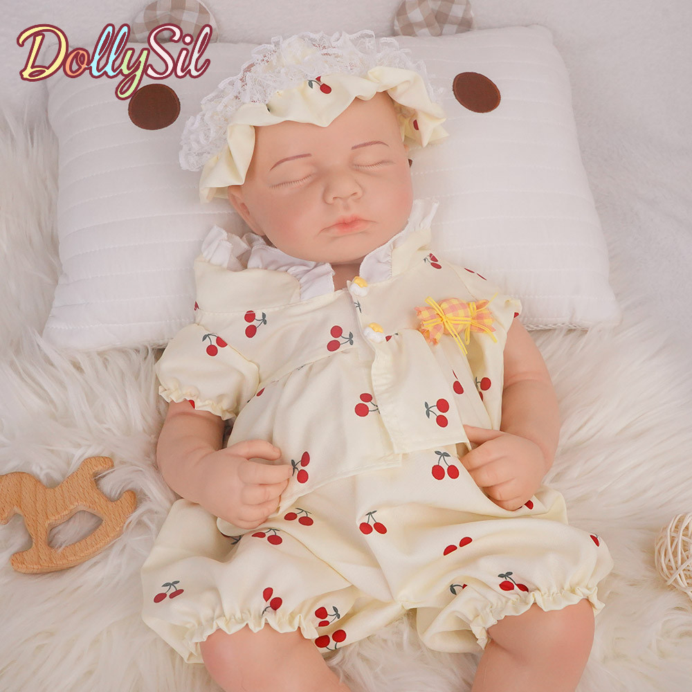 Silicone Full Body 18.9 Inch Realistic Newborn Baby