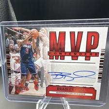 Panini 2020-21 Contenders MVP Contenders Auto /25 Bradley Beal Wizards #MC-BBL