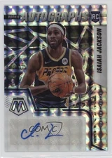 2021-22 Panini Mosaic Rookie Auto Mosaic Isaiah Jackson #RAM-IJS Auto RC