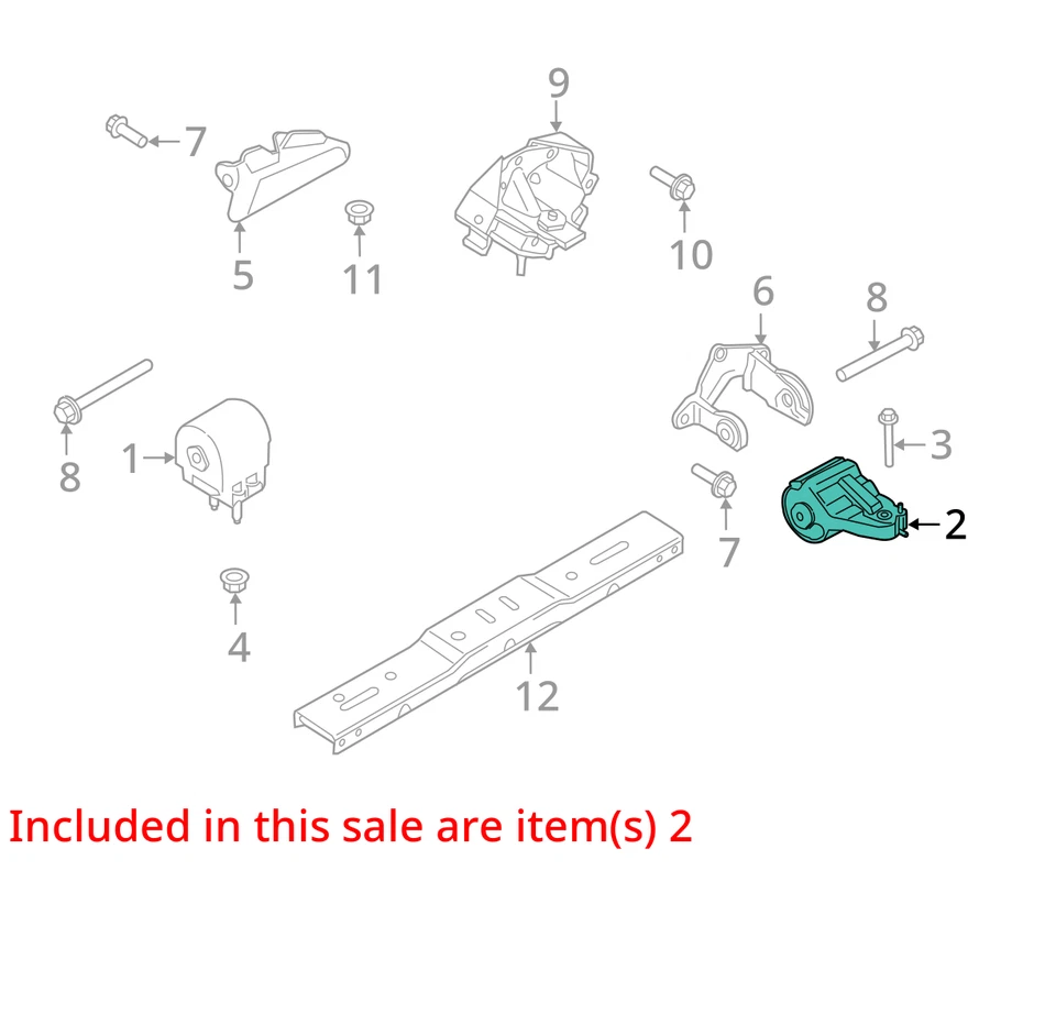 Fits 2018 - 2021 FORD EXPEDITION 3.5L LH Driver Engine Mount Bracket Support OEM - Image 4 of 4