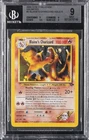 2000 POKEMON GYM CHALLENGE UNLIMITED HOLO R #2 BLAINE'S CHARIZARD BGS 9