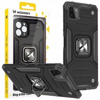 Wozinsky Ring Armor HüLle FüR Samsung Galaxy A22 4G, Schwarz