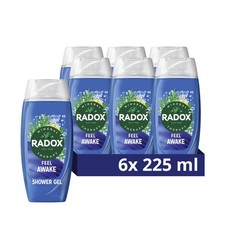 Radox Mineral Therapy Feel Awake 2-in-1 Shower Gel & Shampoo 6x225ml 5.88 per litre
