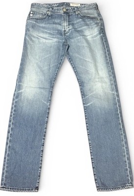AG Adriano Graduate Slim Straight Jeans 32 (34 x 34) Light Wash Men s Denim