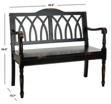 Safavieh BENJAMIN BENCH, Reduced Price 2172764654 AMH6500B