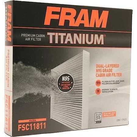 FRAM TITANIUM™ FSC11811 Premium Cabin Air Filter - Mazda '13-'25 - Image 3 of 4