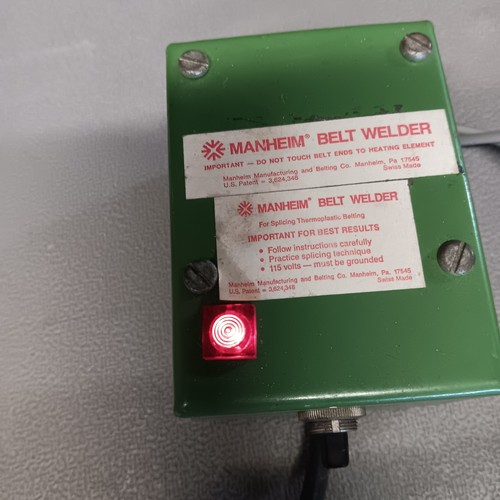 MANHEIM CINGHIA SALDATRICE GIUNTATRICE NASTRO TERMOPLASTICO - Foto 8 di 8
