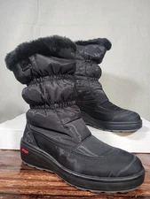 Parja Women’s Snowcap-2 Ice Gripper Waterproof  Insulated Boots Size US 6.5 