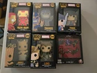 Funko Pop Pin Lot  Marvel Pints - Iron Man, Thor, Thanos, Groot, Loki Dr Strange