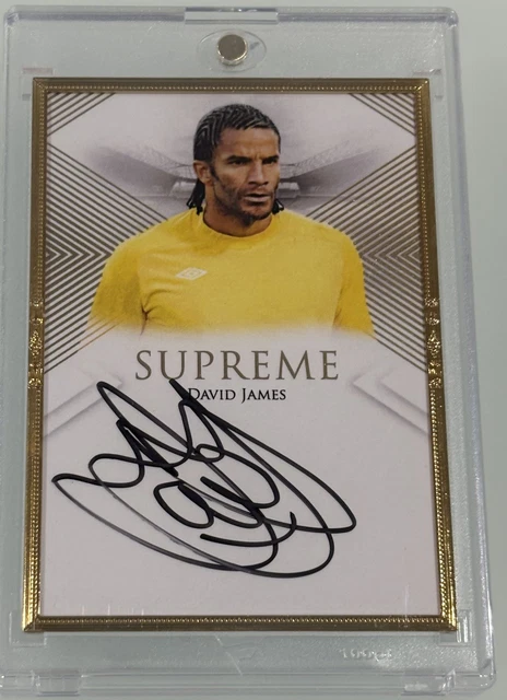 David James | 2025 Futera Unique Auto 1/9 - England/Liverpool SHIRT NO+ On Card