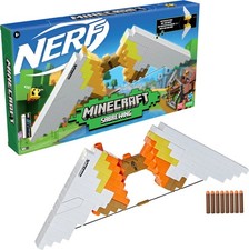 Nerf Minecraft Sabrewing Pfeil und Bogen motorisierter Bogen 8 Nerf Darts Hasbro