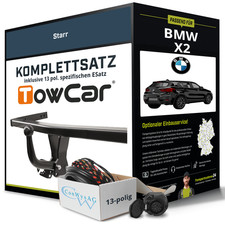 Anh�ngerkupplung starr f�r BMW X2 +E-Satz ABE EC 94/20