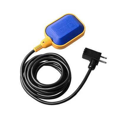 Sump Pump Universal Tethered Float Switch AC 15A 110~250V Piggyback Style Plu