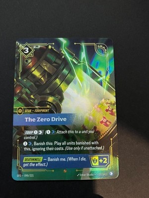 The Zero Drive - Epic - Riftbound Spiritforged 090/221 (English) Foil NM