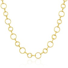 18K gold necklace, stainless steel jewelry chain, DIY accessories