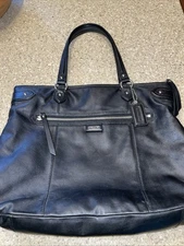 Coach Handbag Purse Bag F23973 Daisy Emma Supple Black Leather Shoulder Tote