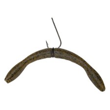 Bass Fishing Wacky Worm Kit Pre-Rigged Soft Baits Freshwater Lures 6 Count New