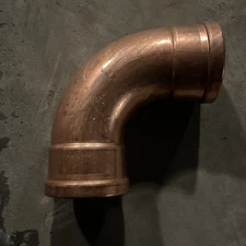 Viega ProPress Part #20633 Copper 90-Degree Elbow 4” X 4” P1 x P2