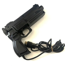 Sega Saturn Virtua Cop Gun Controller Set with Game Software Lot of 2 Boxed