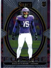 2024 Panini Select Select Future #25 Dallas Turner Rookie Minnesota Vikings
