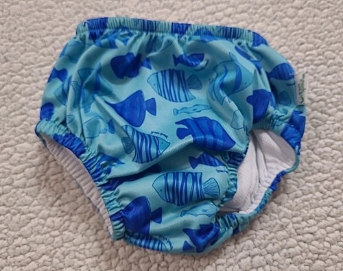 Green Sprouts Baby's Girls Boys 18 Months Marine Fish Blue Swim Diaper Cover 🐟 