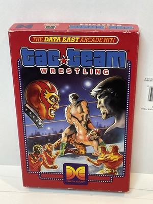 Vintage Apple II Plus Tag Team Wrestling  Data East 1986 CIB Complete in Box