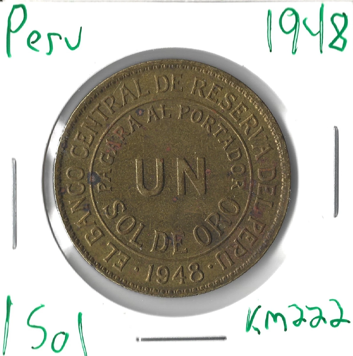 1948 Year Peruvian Coins for sale | eBay