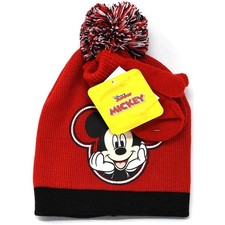 ABG Accessories Mickey Mouse Hat Mittens Set for Ages 6-8