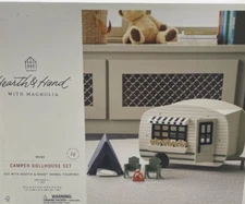 Hearth and Hand With Magnolia 16 Piece Wooden Camper Dollhouse Set