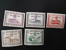 Austria / Austria Znaczek pocztowy Michel nr. 1012/16 Zestaw czysty