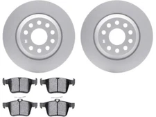 For Volkswagen Tiguan Brake Pad and Rotor Kit Dynamic Friction 81252ZMMW