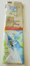 NEW Daisies and Bees Tolan Decorative Garden Flag 12"X18" Spring