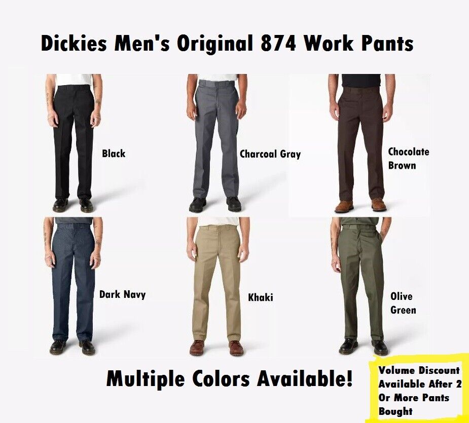 Dickies Men's Original 874 Work Pants - Multiple Colors | eBay Dickies Men's Original 874 Work Pants - Multiple Colors | eBay