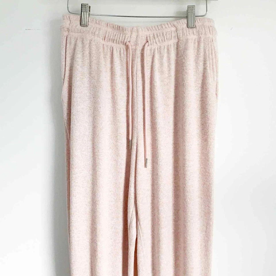H Halston Studio NUEVO Joggers Rosa Suave Medianos Foto 4 de 4