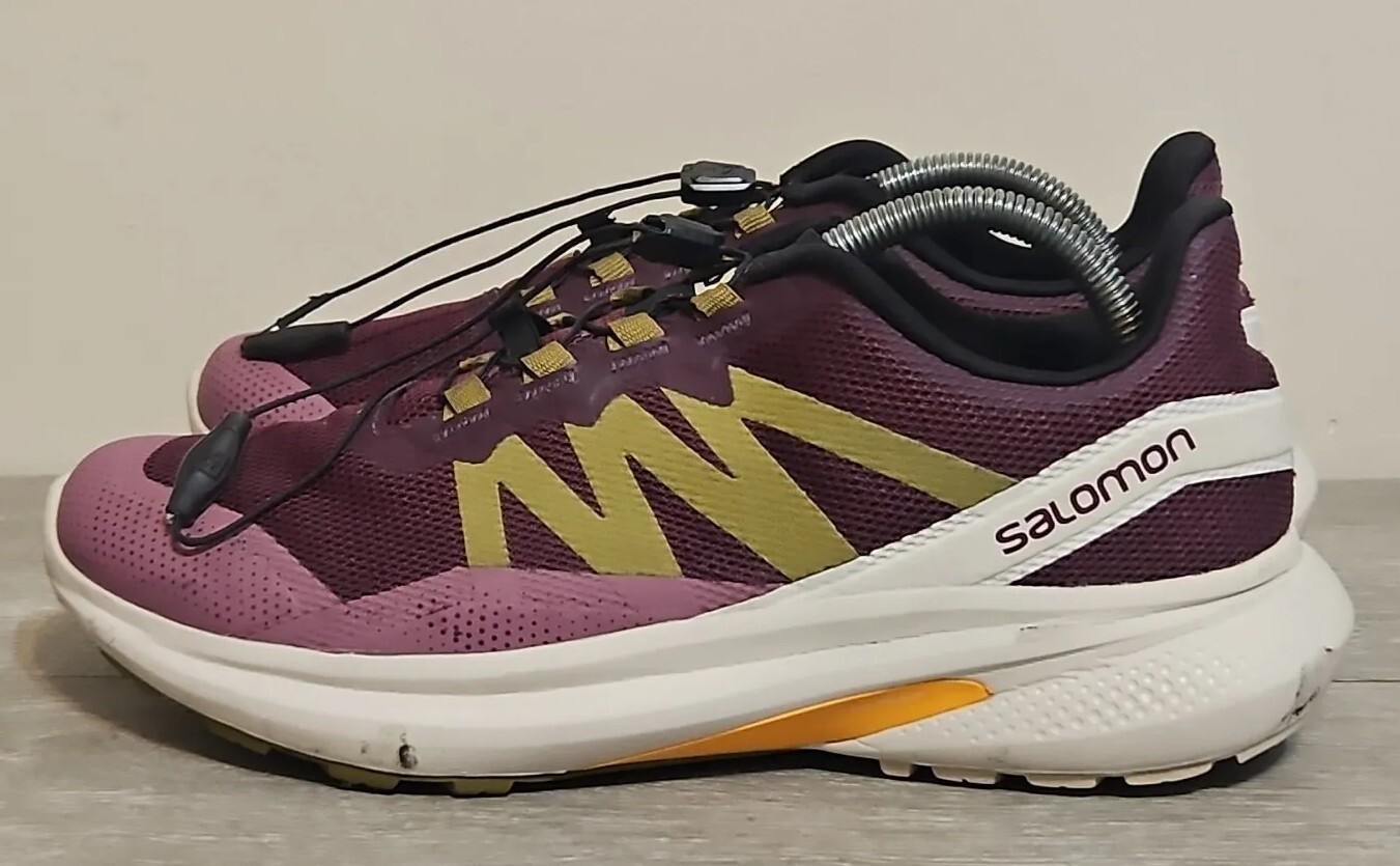 Scarpe da trail running Salomon Hypulse viola bianco donna taglia 9 5 415956