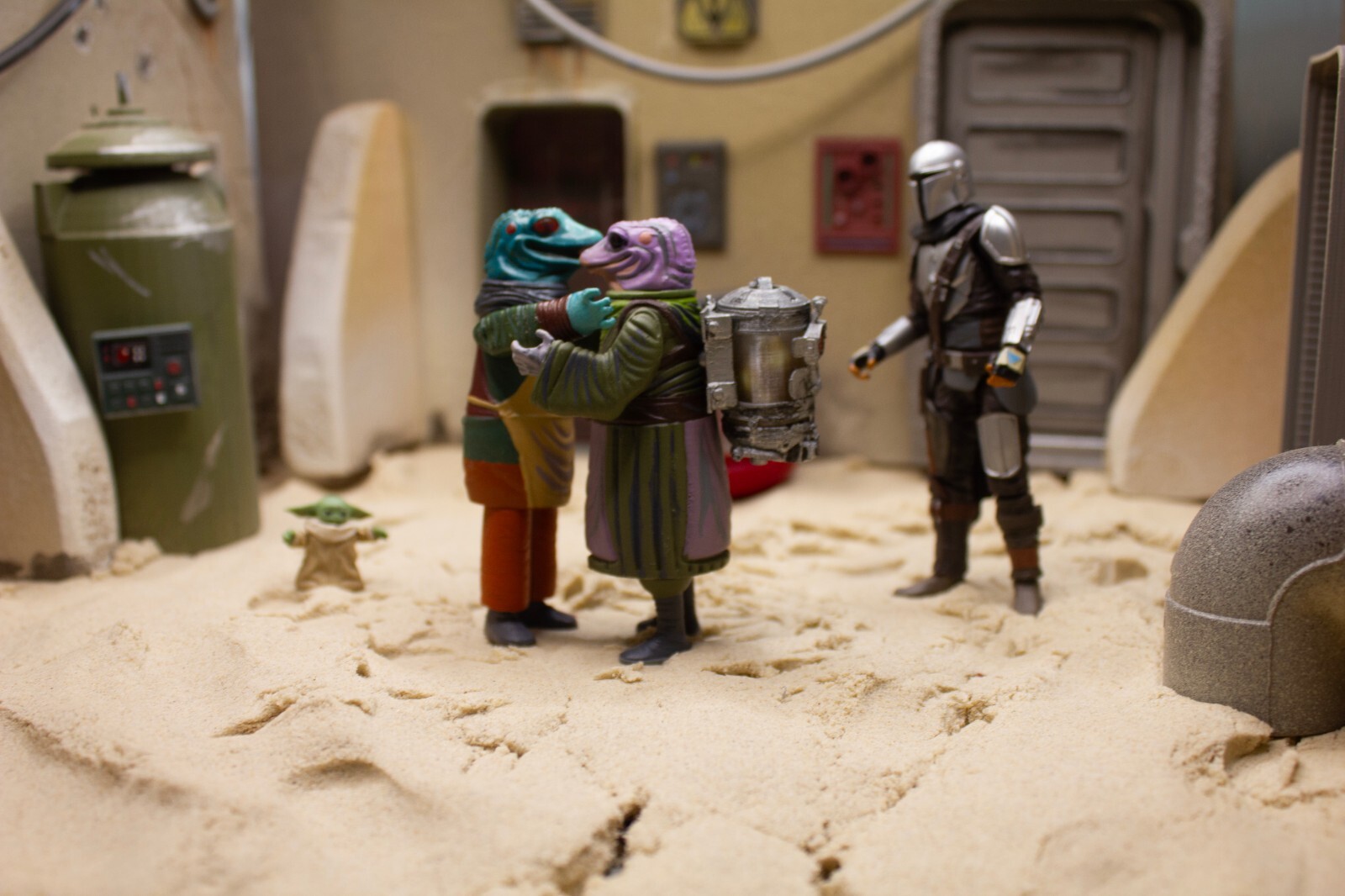 Star Wars custom Articulated FROG PACK for 3.75 inch (1:18) 