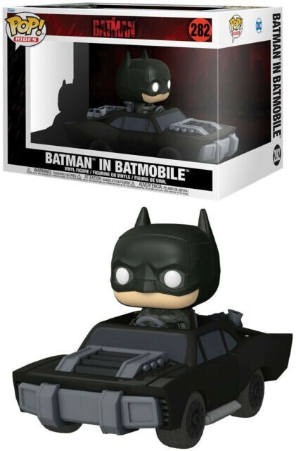 Figurine Pop Batman in Batmobile N282 vinyle Funko pour collectionneur DC