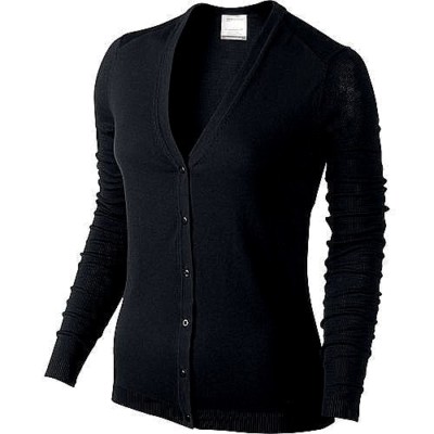 Nike Golf schwarze Strickjacke PREMIUM Mischung Damen Größe M