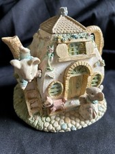 Shudehill Giftware Novelty Teapot With Mice And Flowers 