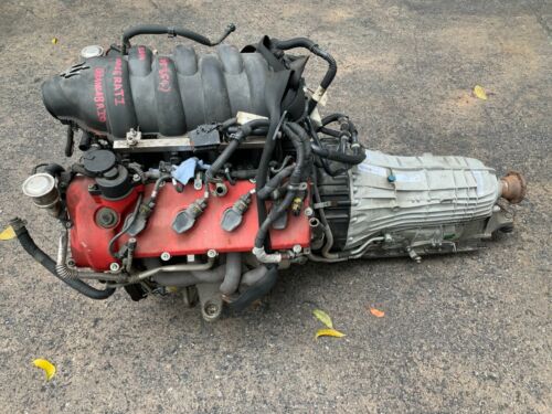 MASERATI GRANCABRIO 4.7A 2010 M139 S162727 COMPLETE ENGINE WITH GEARBOX #1162 - Bild 2 von 12