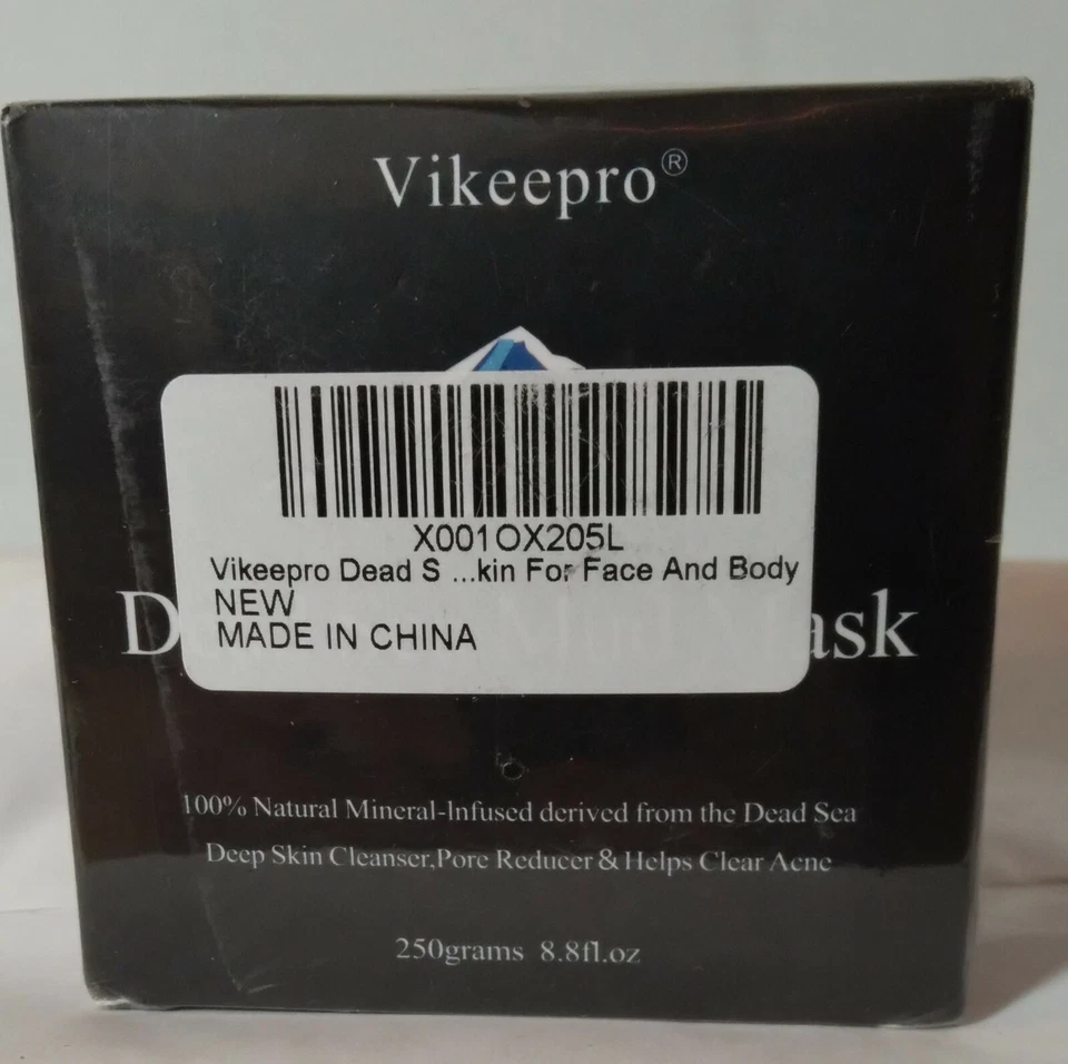 Máscara de lama do Mar Morto por Vikeepro / 8,8 oz / Melhora a elasticidade da pele / NOVA - Imagem 4 de 4
