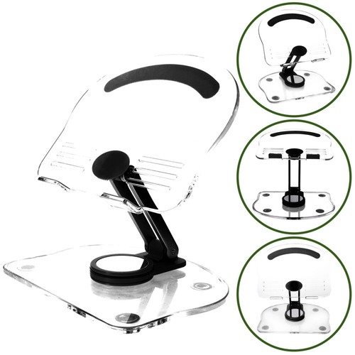 Rotary Flat Panel Bracket Tablet Mount for Desk Stand Adjustable Folding - 第 2/12 張圖片