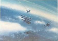 Joss Finale, 1996, Darby Perrin Aviation Art, Midwest City, OK vintage postcard