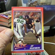 1990 Score Football 583 Jay Hilgenberg