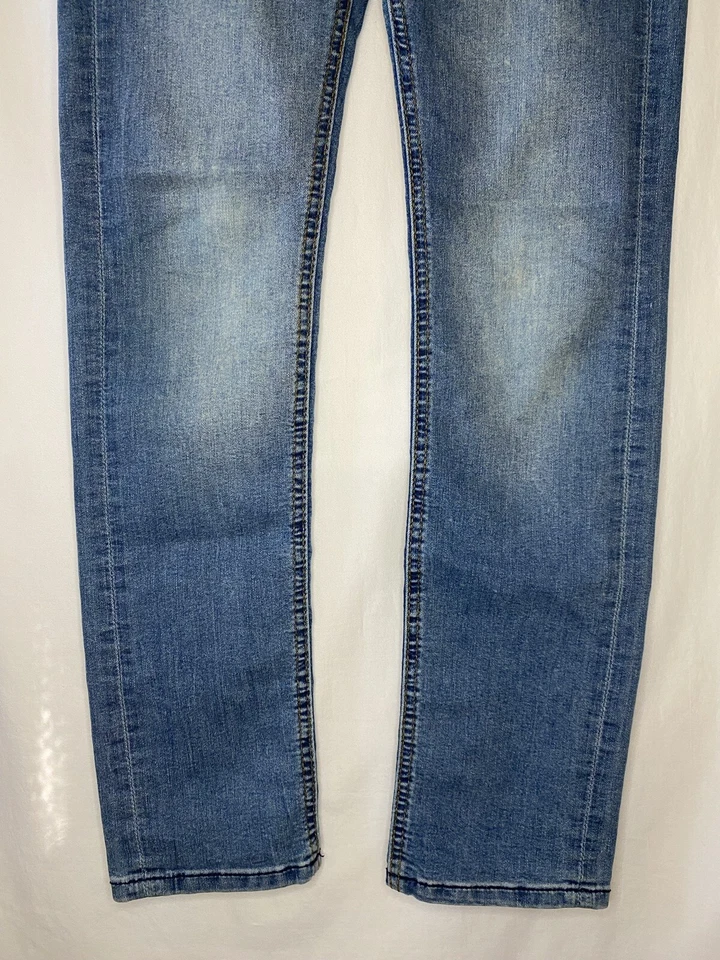 Pantalones 7 For All Mankind Juveniles Talla 12 Azul Jeans Denim Lavado a la Piedra Niños Niños 28x27 Foto 4 de 4