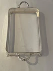 Vintage 2qt Casserole Dish in Silverplate Server w/Handles 8" x 16"