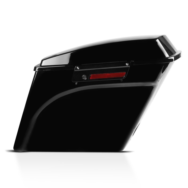 Maletas Laterales Stretched Compatible Con Harley Davidson Electra Glide Ultra Classic 94 13 Con Bolsas Interiores Negro