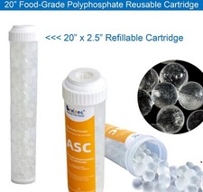 Cartucho de filtro de repuesto para toda la casa de 20 "x 2,5"" fosfato sedimento antiescama"