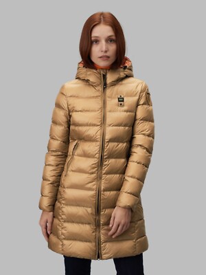 BLAUER Donna Piumino lungo Patsy ORO